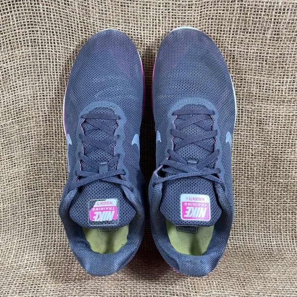 Nike Running Shoe training in season Dark Gray Pink Women's Size 10 - Picture 6 of 10